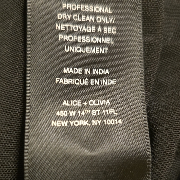 Alice + Olivia Sparkling Black Backless Dress - Picture 15 of 16